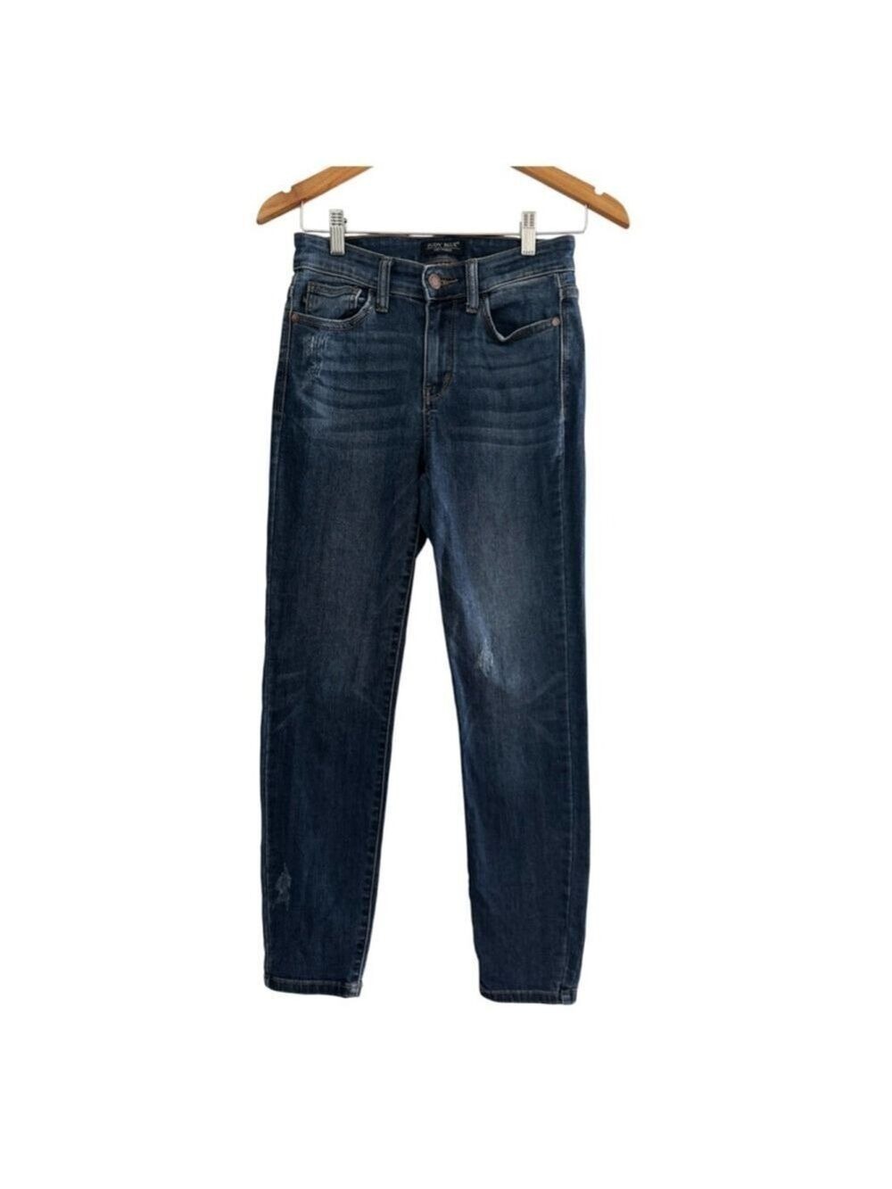 Judy Blue Relaxed Fit Jeans Dark Wash Stretch Denim Size 25 High Rise